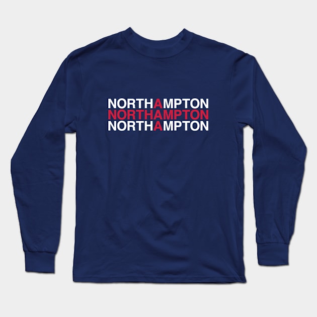 NORTHAMPTON Long Sleeve T-Shirt by eyesblau